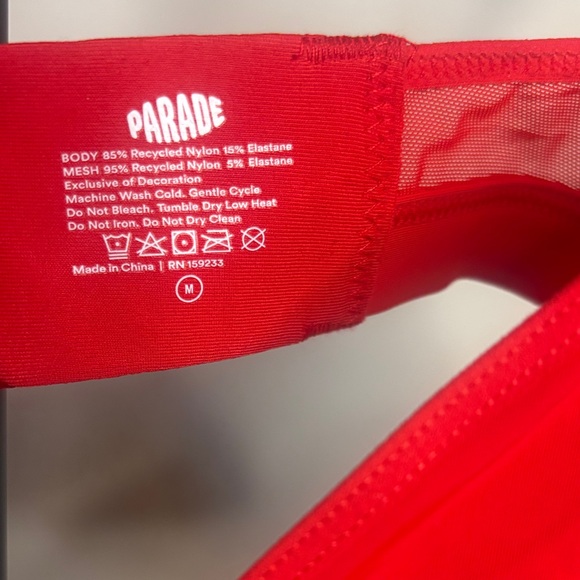 Parade Red Women's Intimate Bra Size Medium - Picture 3 of 6